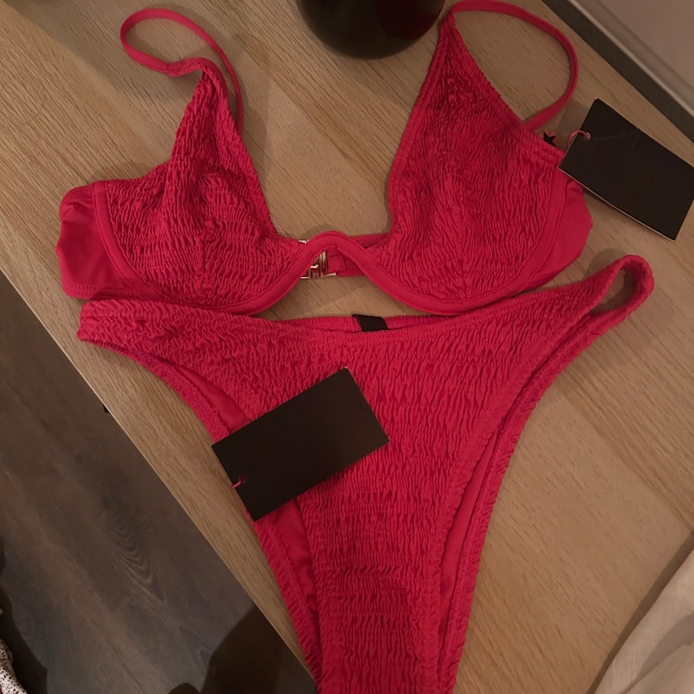 South Beach crinkle two piece